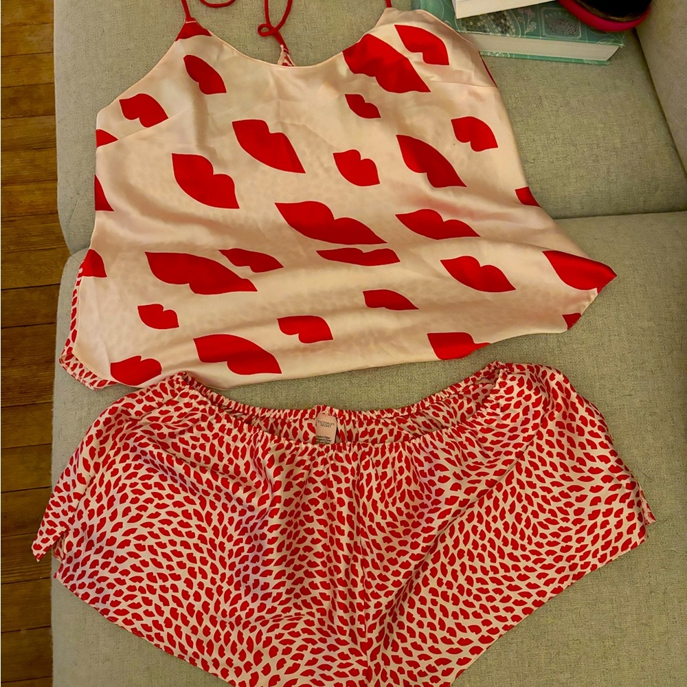 Adorable VS Satiny Two Piece Set - Medium